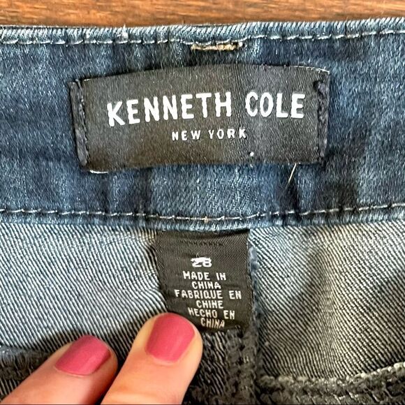 Kenneth Cole New York Skinny Jeans Ankle Length Dark Wash - Picture 5 of 8